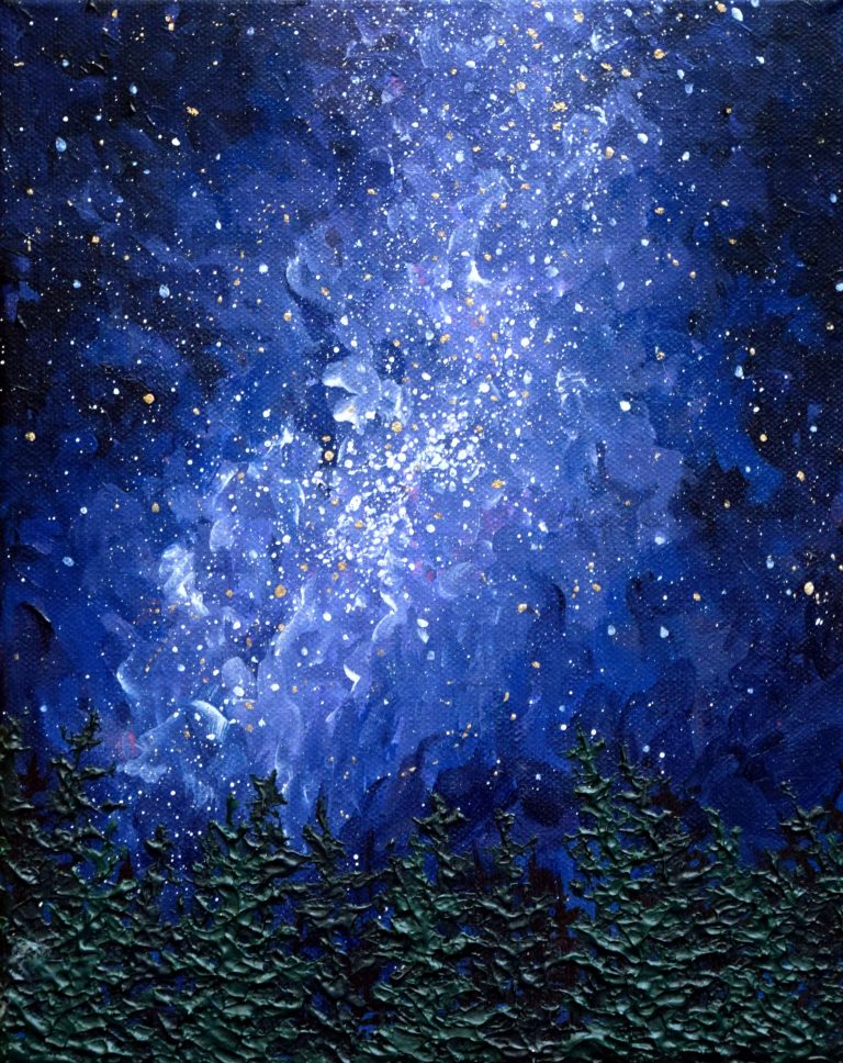 Milky-Way-Above-the-Treetops, Kaitlyn Metcalf