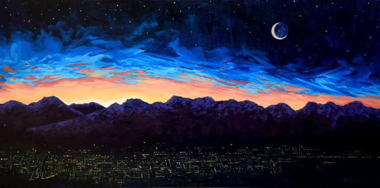 Moonset-Over-El-Bolson, Kaitlyn Metcalf