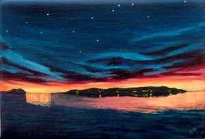 A love story between the sun, the stars and the deep blue sea